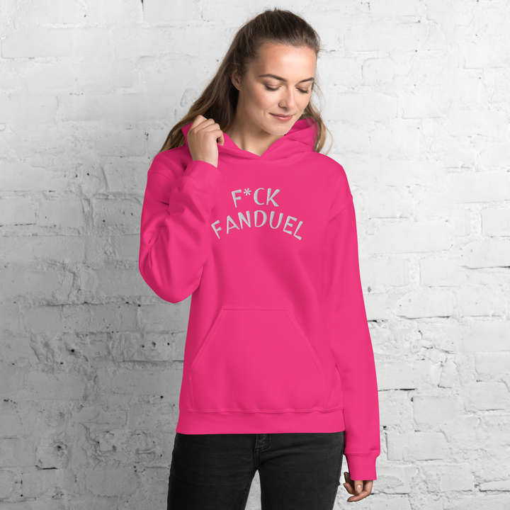 F*CK FANDUEL HOODIE (WHITE FONT)