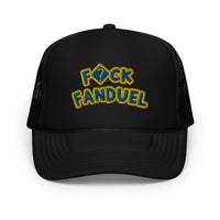 F*ck FanDuel Trucker (Blue/Yellow Font)
