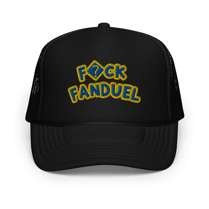 F*ck FanDuel Trucker (Blue/Yellow Font)