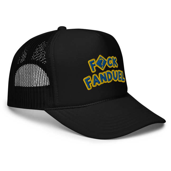 F*ck FanDuel Trucker (Blue/Yellow Font)