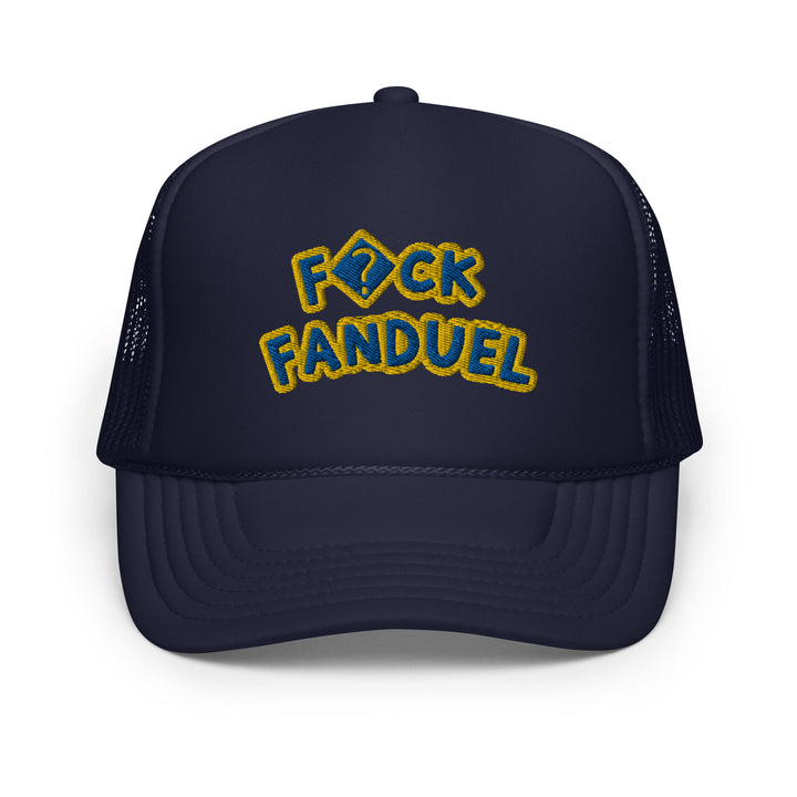 F*ck FanDuel Trucker (Blue/Yellow Font)
