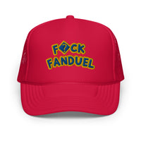 F*ck FanDuel Trucker (Blue/Yellow Font)