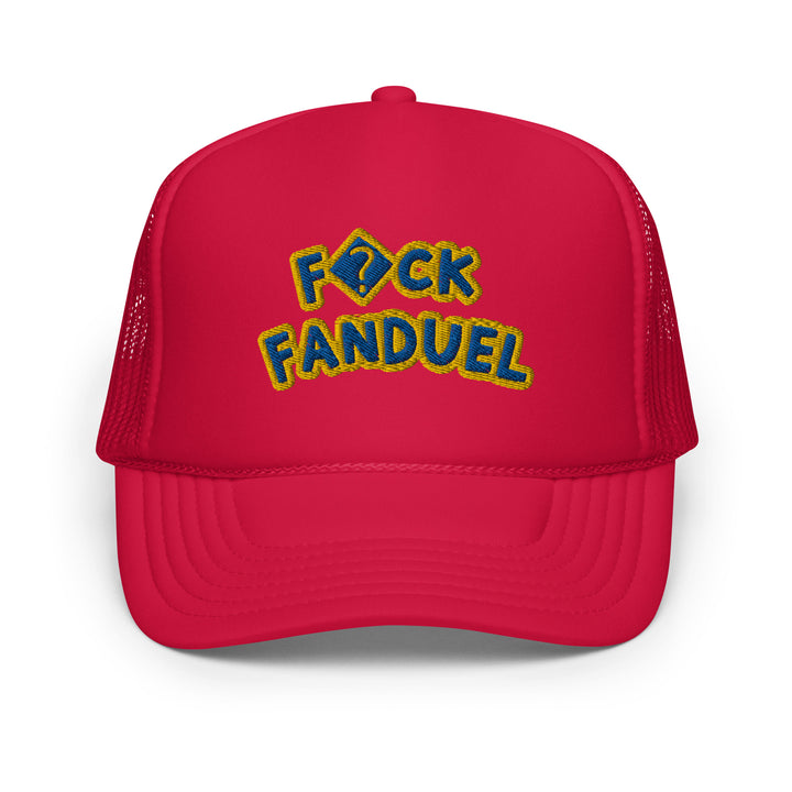 F*ck FanDuel Trucker (Blue/Yellow Font)