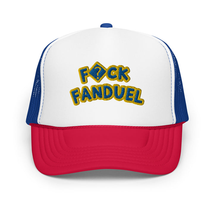 F*ck FanDuel Trucker (Blue/Yellow Font)